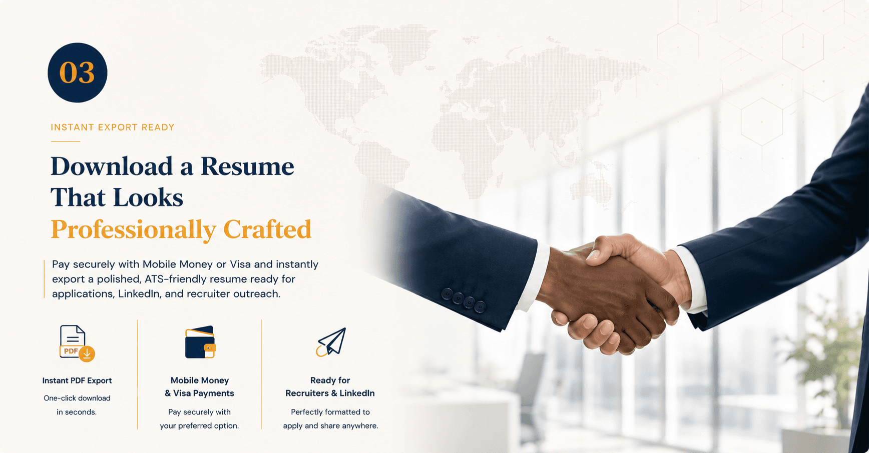 Businesswoman looking at employee biodata